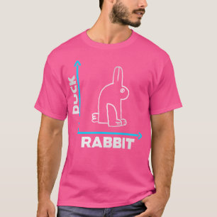 ウィッゲンスティインラビットアヒル幻想数学ギークPhysi Tシャツ