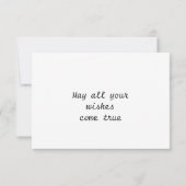 ウィッシュお洒落リオエレガントン誕生日 カード (裏面)