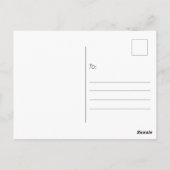 ウィッシュここにいたレッドビーチサンダルビーチ休暇 ポストカード (裏面)