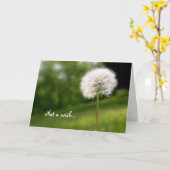 ウィッシュではない、キリスト教の誕生日カード カード (黄色い花)