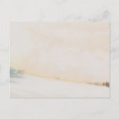 ウィッシュとアドバイス冬の赤ちゃんシャワーカード ポストカード (裏面)