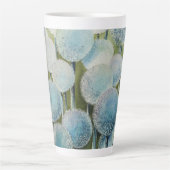 ウィッシュのフィールドの水色 カフェラテマグ (正面)