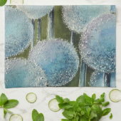 ウィッシュのフィールドの水色 キッチンタオル (折り畳み)