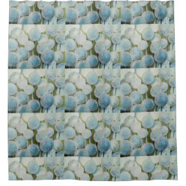 ウィッシュのフィールドの水色 シャワーカーテン