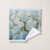 ウィッシュのフィールドの水色 バスタオルセット (ウォッシュタオル)