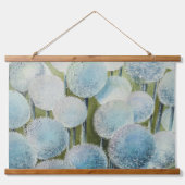 ウィッシュのフィールドの水色 吊り下げ型タペストリー (正面)