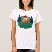 ウィッシュアビッシュウッズ国有林 大胆不敵の地 Tシャツ (正面)