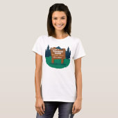ウィッシュアビッシュウッズ国有林 大胆不敵の地 Tシャツ (正面フル)