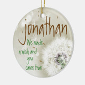 ウィッシュオーナメント セラミックオーナメント (左)