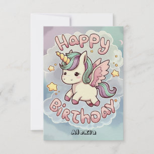 ウィッシュキッズユニコーン誕生日 カード
