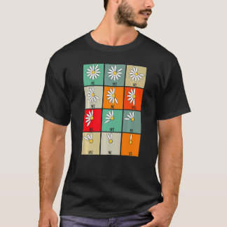 ウィッシュゲームデイジーYesいいえ可愛い花 Tシャツ
