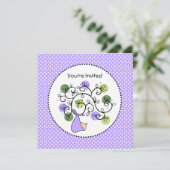 ウィッシュズドゥトゥ来ルーベビーシャワー招待状 招待状 (スタンド正面)