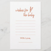 ウィッシュズベビーボホモダンハートテラコッタ (正面)