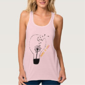 ウィッシュタンクトップタンデリオンの花を作る タンクトップ (正面)
