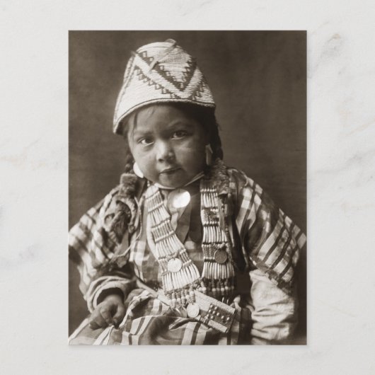 ウィッシュハムインディアンの子 ポストカード (正面)