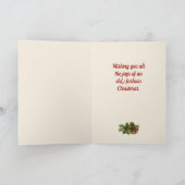 ウィッシュビクトリアンボーンクリスマスカード シーズンカード (内部)