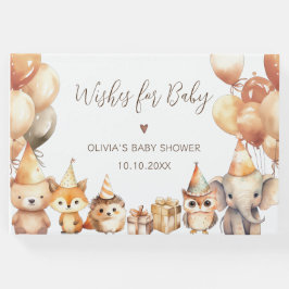 ウィッシュベビーウッドランド赤ちゃんシャワーGuest Book ゲストブック