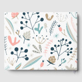 ウィッシュベビーピーチパステルボタニカルベイビーシャワー ゲストブック (裏面)