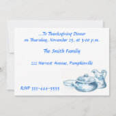 ウィッシュボーンウォーズ ヴィンテージ感謝祭 招待状 (裏面)