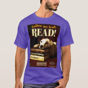 ウィッシュボー読ン犬 Tシャツ