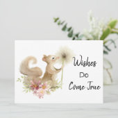 *~*ウィッシュマウス吹のタンポポ招待状 招待状 (スタンド正面)