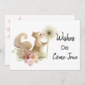 *~*ウィッシュマウス吹のタンポポ招待状 招待状 (正面/裏面)