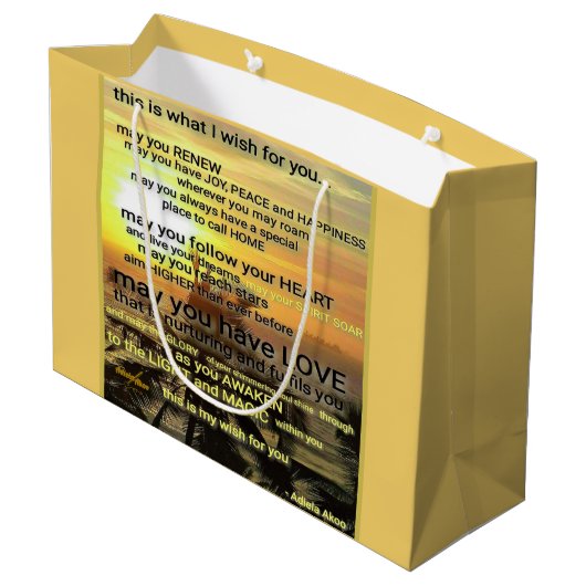 ウィッシュラージ抱き枕バイアディラアコー ラージペーパーバッグ (裏面アングル)