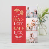 ウィッシュワード中国の年賀状 シーズンカード (スタンド正面)