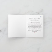 ウィッシュ天国の訪問時間子供の損失悔やみや弔慰 カード (内部)