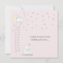 ウィッシュ天国の訪問時間子供の損失悔やみや弔慰 カード