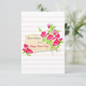 ウィッシュ最高の名の日のカード サンキューカード (スタンド正面)