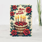 ウィッシュ誕生日カード妖精のウィッシュ拒否! カード (正面)