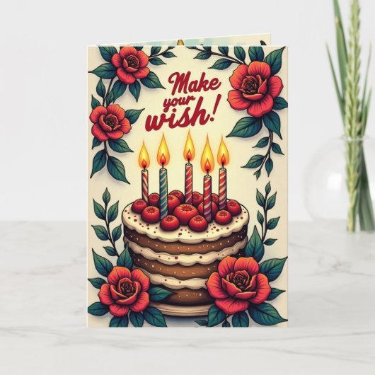 ウィッシュ誕生日カード妖精のウィッシュ拒否! カード (正面)