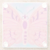 ウィッシュ・バタフライ ガラスコースター (裏面)