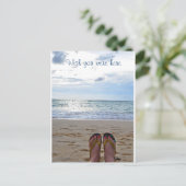 ウィッシュ・ユー・ウィー・ビーチ ポストカード (スタンド正面)