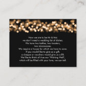 ウィッシングウェル金ゴールドハリウッドグラム エンクロージャーカード (裏面)