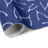 ウィッシングボーン幸運ウィッシュボーンパターン ラッピングペーパー (ロールコーナー)