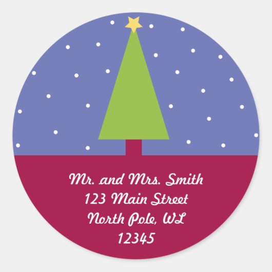 ウィッシングユージョイ住所 シール (正面)