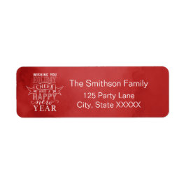 ウィッシングユーホリデイ応援 |レッドウォーターのカラーアドレス ラベル