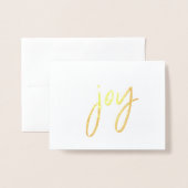 ウィッシングユーホリデーカード金ゴールド 箔カード (封筒付き正面)