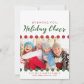 ウィッシングユーホリデー応援 – 写真 シーズンカード (正面)