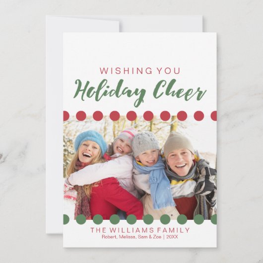 ウィッシングユーホリデー応援 – 写真 シーズンカード (正面)