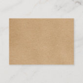 ウィッシング ウェル シグネチャー スクリプト ラスティック クラフト ウェディング エンクロージャーカード (裏面)