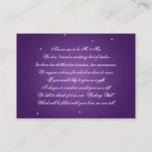 ウィッシング ウェル  スパークリング ストリング パープル エンクロージャーカード (裏面)