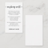 ウィッシング ウェル 封筒カード エンクロージャーカード (正面/裏面)