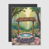 ウィッシング・ウェル 魔法の花の森 マグネットカード (正面/裏面)