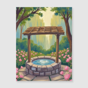 ウィッシング・ウェル 魔法の花の森 マグネットカード