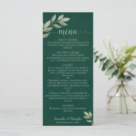 ウィッシ葉ングエメラルド&セージ結婚グリーン メニュー