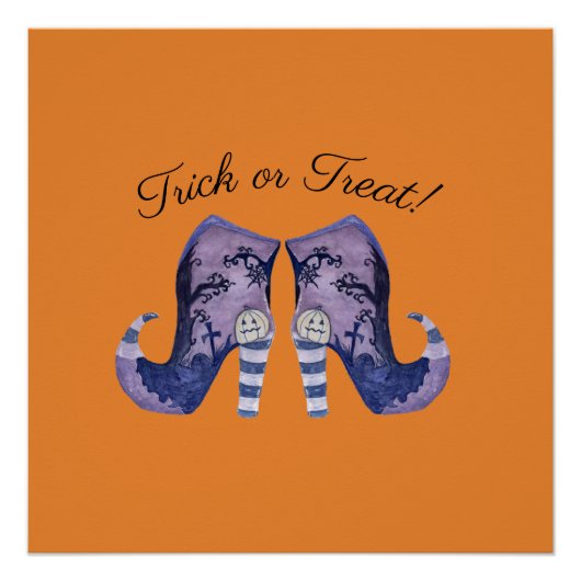 ウィッチお洒落ブーツハロウィーン ポスター (正面)