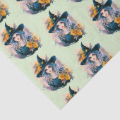 ウィッチかわいらしブラックハットスターパターンハロウィン 薄葉紙 (詳細)